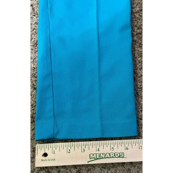 Vintage Catnip Pants Womens S Used Pull-On Turquoise - Picture 10 of 13
